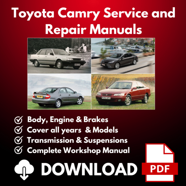 1983-2024 Toyota Camry Service And Repair Manuals