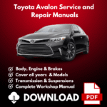 1995-2022 Toyota Avalon Service And Repair Manuals