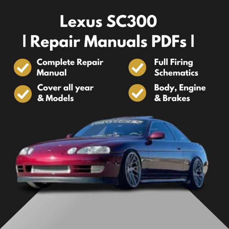 1992-2000 Lexus SC300 Repair Manuals PDFs