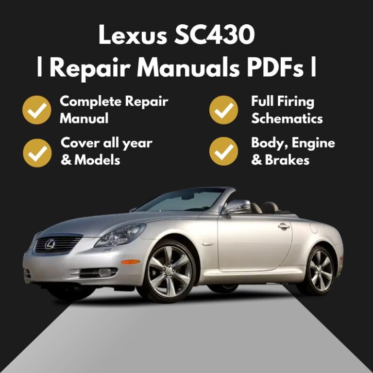 2002-2010 Lexus SC430 Repair Manuals PDFs