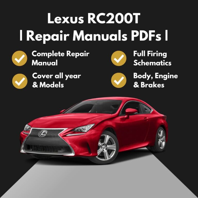 2016-2017 Lexus RC200T Repair Manuals PDFs