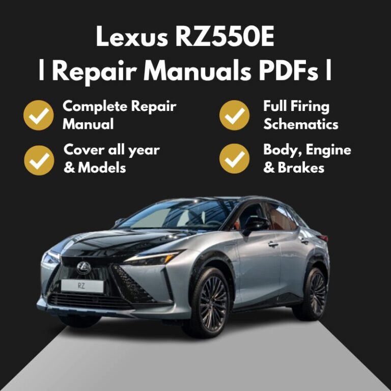 2026 Lexus RZ550E Repair Manuals PDFs